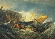 William Turner, The shipwreck of the Minotaur,